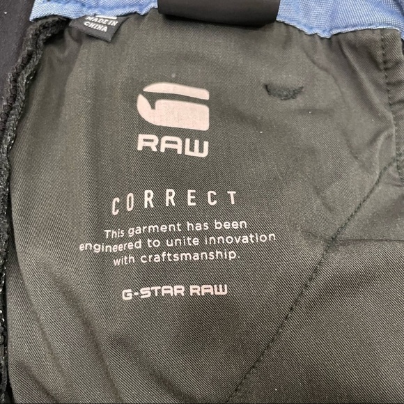𝅺G-STAR Raw black Bronson mid zip chino pants size 28 - Picture 9 of 11